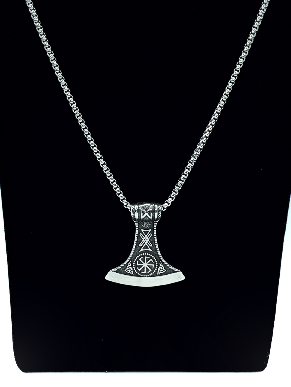 Славянский оберег Секира Перуна (Гром Секира Тора) магический амулет на цепочке