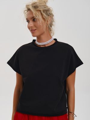 Футболка жилетка, черная