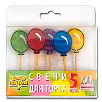 Свечи-для-торта-на-пиках-Шарик-5шт