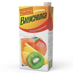 Сок натуральный Вкусника мультифрукт 1,93 л