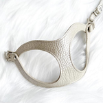 9306 Шлейка кожаная "Перламутр" / PREMIUM