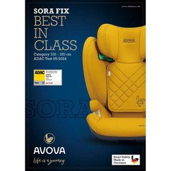 Автокресло Avova Sora Fix (15-36 кг, 100-150 см) Beach Yellow