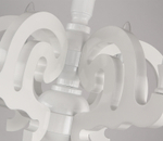 Подвесной дизайнерский светильник  Paper by Moooi (белый, D70)