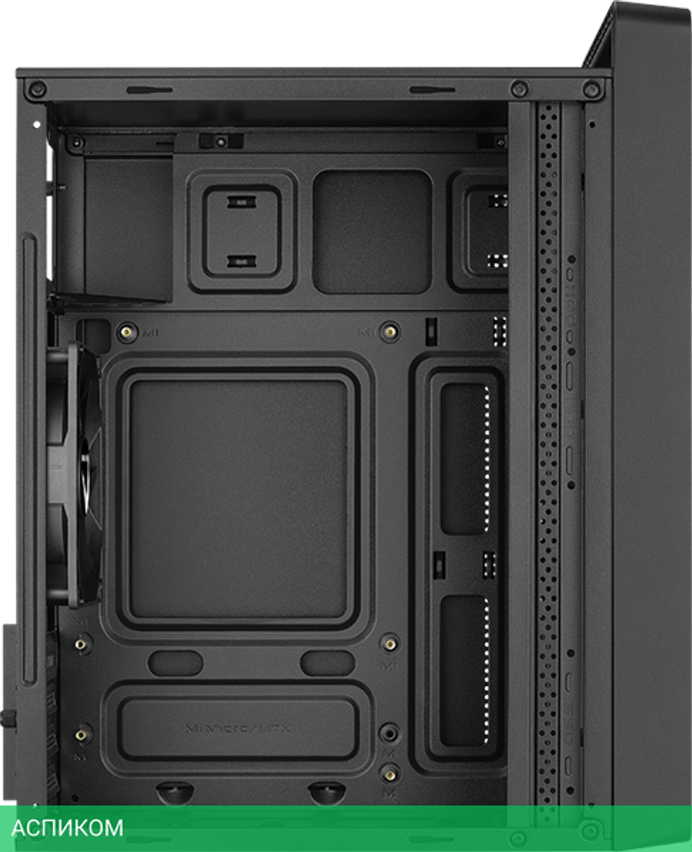 Корпус AeroCool CS-109-S-BK-v1 без БП черный (ACCS-PC17013.11)