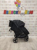 Коляска прогулочная Babalo 2023 точки (черная рама)