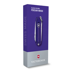 Нож-брелок Victorinox Classic SD Colors, 58 мм, 7 функций, "Persian Indigo"