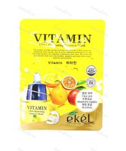 Маска тканевая с витамином С VITAMIN, EKEL, Корея, 25 мл.