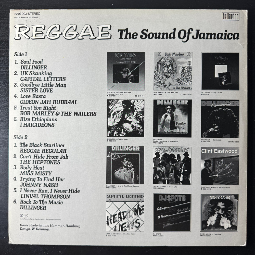 Сборник Reggae - The Sound Of Jamaica (Германия 1981г.)