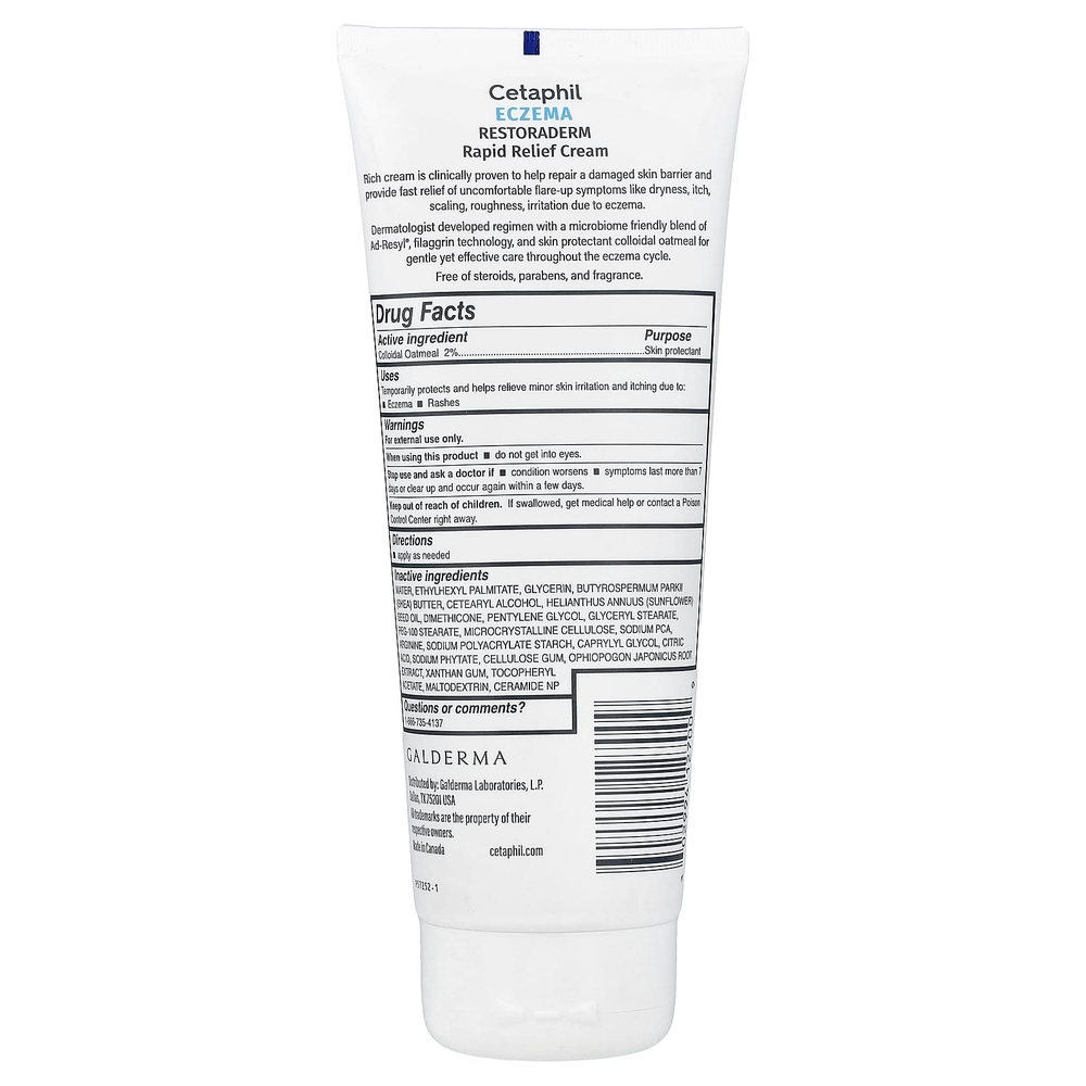 Cetaphil, Eczema, крем быстрого действия, 227 г (8 унций)