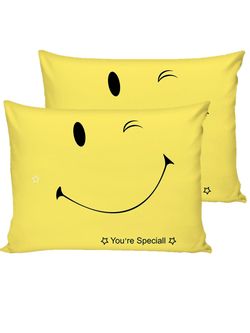 Наволочка комплект 2шт полисатин Simple House "SMILE" 50x70 см