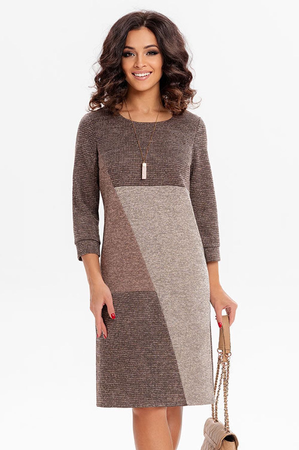 Платье Элоиза (46-56) Serenada мокко (Акция)