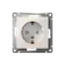 Розетка 1-м СП AtlasDesign 16А IP20 с заземл. защ. шторки механизм жемчуж. SE ATN000445