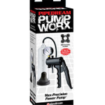 Вакуумная помпа с мощным насосом Pump Worx Max-Precision Power Pump (Цвет: прозрачный с черным)