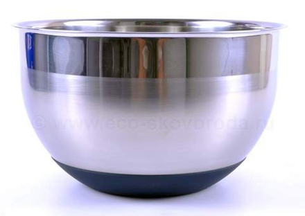 Чаша из нержавеющей стали 2,5л с силиконовым дном