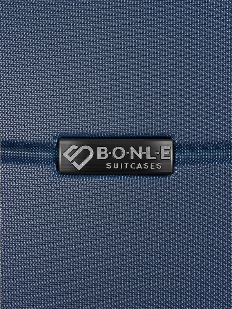 Чемодан Bonle размер М Темно-синий