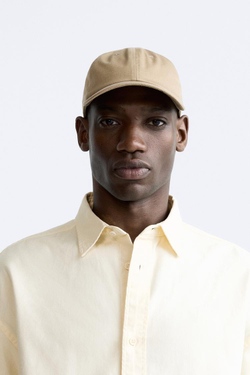 ZARA БАЗОВАЯ КЕПКА, БЕЖЕВЫЙ