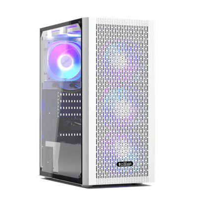 Корпус PCCooler MA100 MESH WH ATX/M-ATX/ITX USB3.0, 2xUSB2.0 White