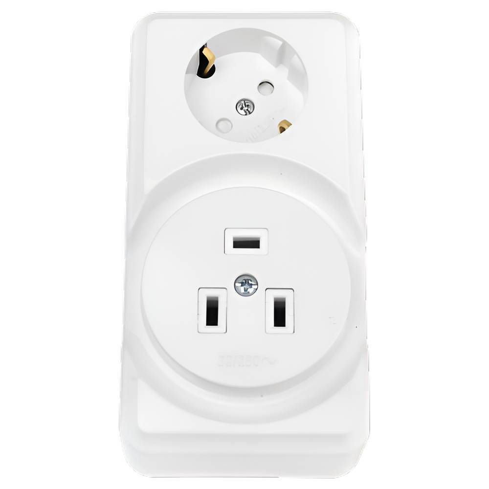 Блок розетка с/з 16А + розетка 32А (силовая) Bylectrica