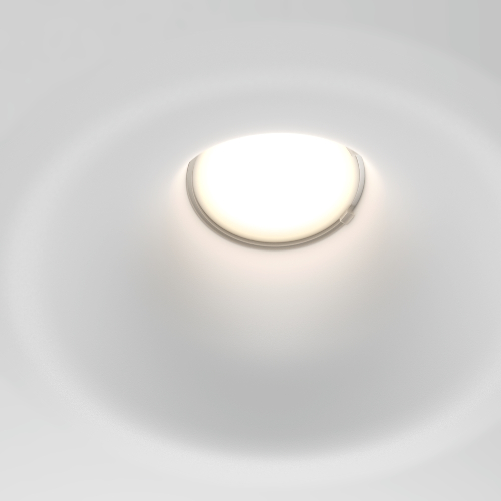 Встраиваемый светильник Maytoni Technical Downlight Gyps Modern DL002-1-01-W-1
