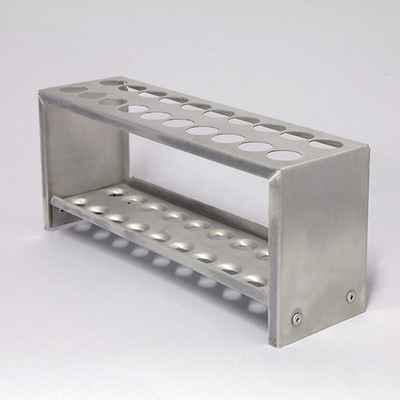 Штатив для пробирок, алюминиевый 20/18 гнезд, (12005204) Минимед, шт.