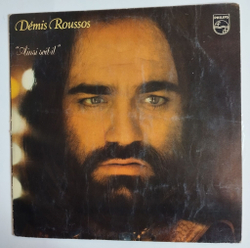 Винтажная виниловая пластинка LP Demis Roussos Ainsi Soit-il (India 1978)