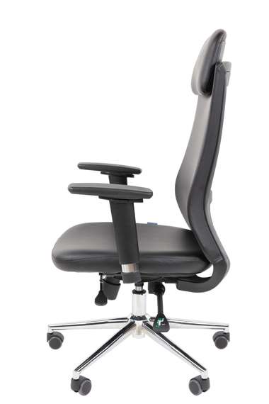 Офисное кресло Chairman 500LUX Россия экокожа черный