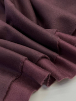 Трикотаж хлопковый с начесом Loro Piana сливовый