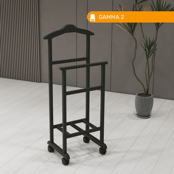 Вешалка напольная GAMMA 2 / Т2, цвет черное дерево