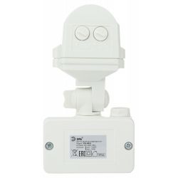 Датчик движения ЭРА MD 02 прожекторный 1200Вт, IP-44, 12м