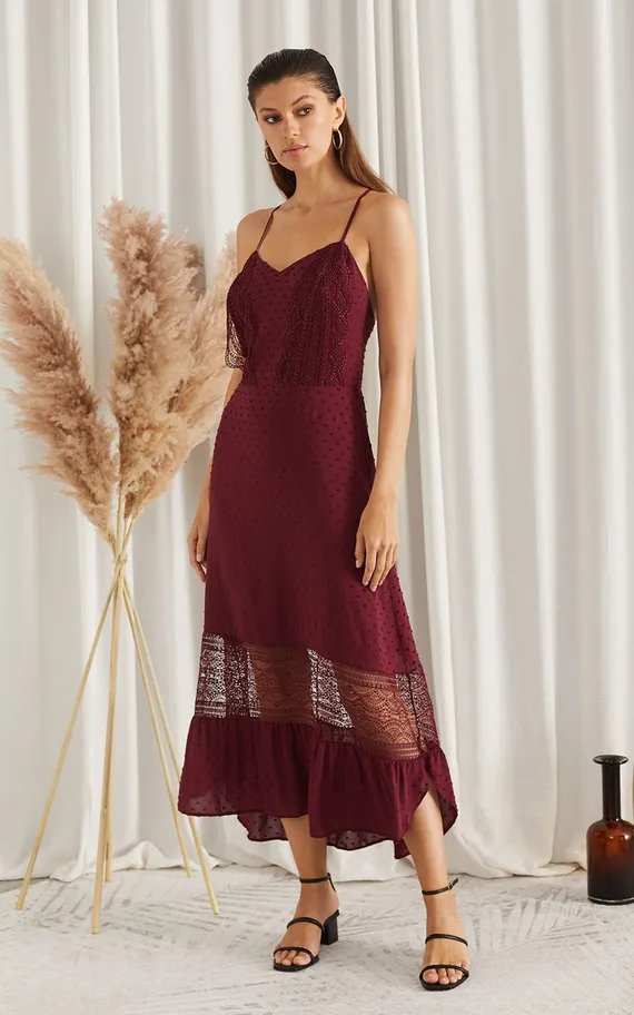 Сарафан 61708-1 Бордовый