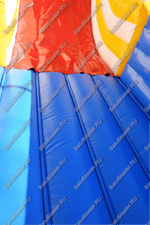 Большая площадка с высокой горкой "Дино-городок", 15*15*6 м