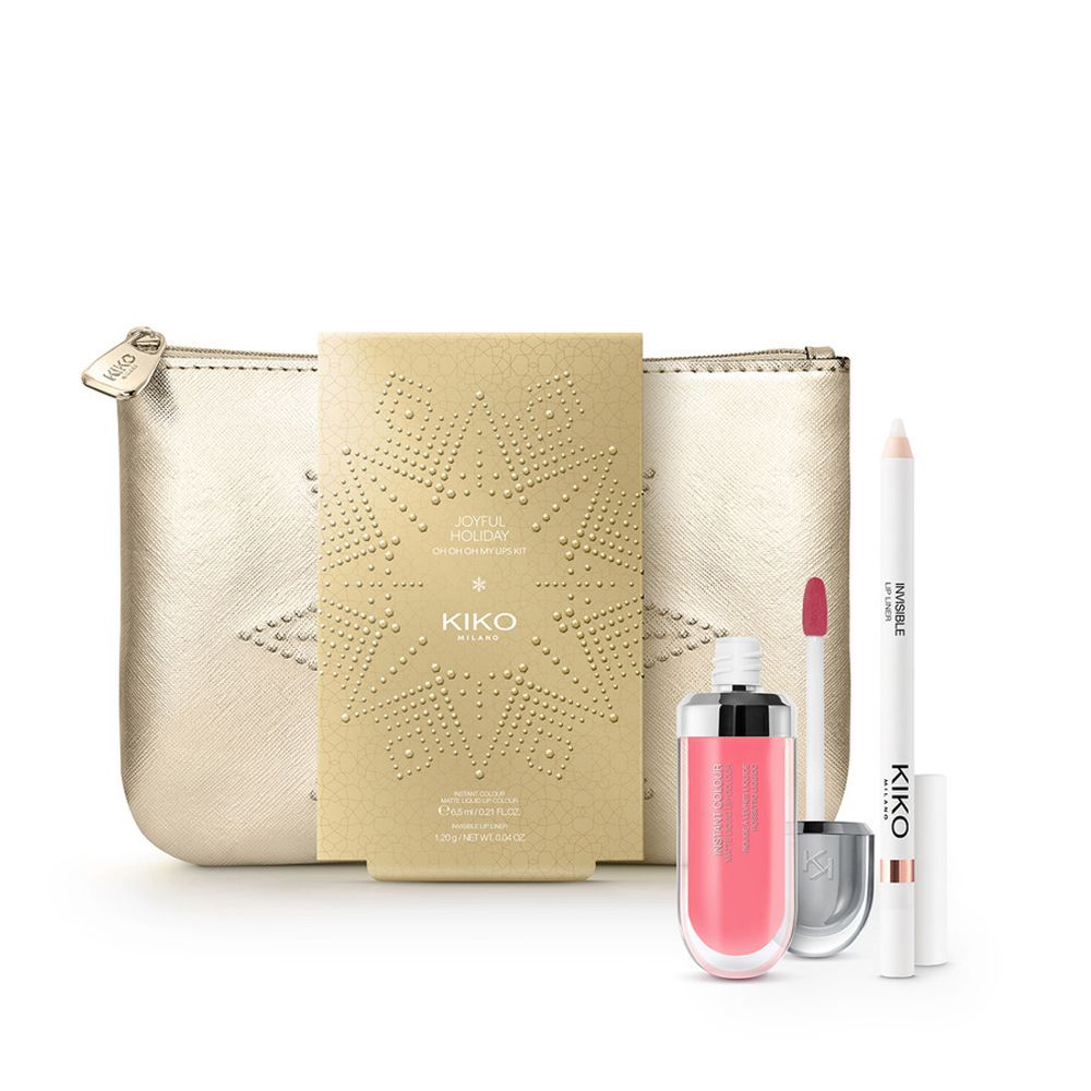 Набор KIKO MIlano Joyful Holiday OH OH OH My Lips Kit - 03 Peony