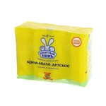 Мыло-крем туалетное УШАСТЫЙ НЯНЬ детское алоэ и подорожником 4х100 г.