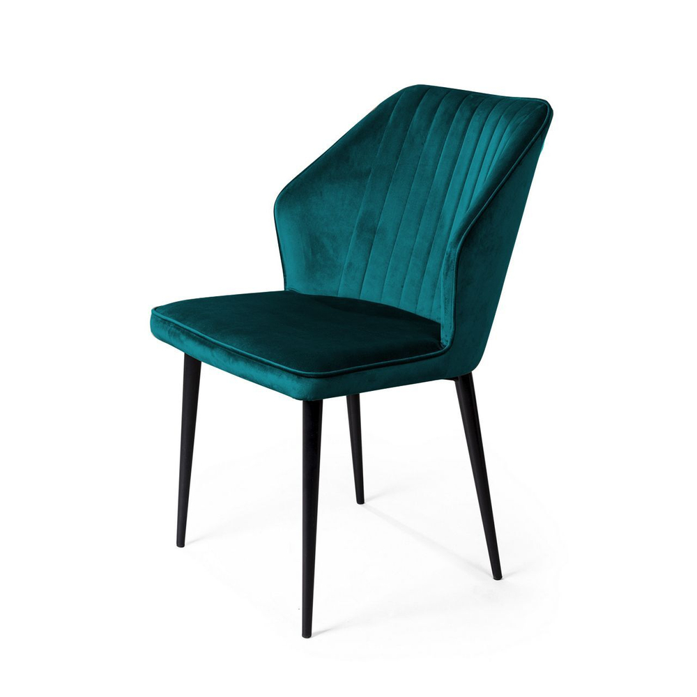 Стул Berg, бархат бирюзовый 87