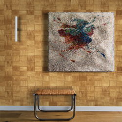 Деревянная мозаика для стен Wood Mosaic Капа Дуб