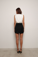 Юбка мини черная