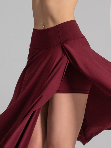 Dolly Max skirt shorts, Dark Red Oil