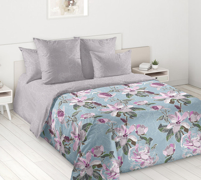 Постельное белье поплин Евроразмер Эмоции 1