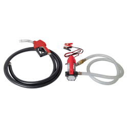 WDK-DYB40HT(24V) Насос перекачки топлива электрический 24В, заправочный раздаточный пистолет, комплект шлангов