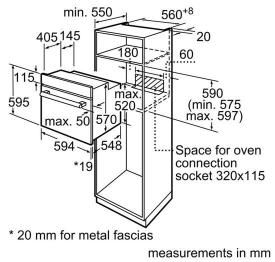 Электрический духовой шкаф Bosch HBF 533EM0