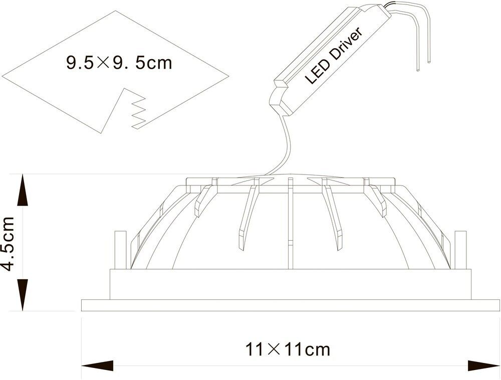 Точечный встраиваемый светильник Arte Lamp