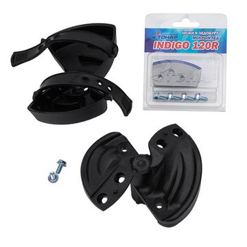 Голова режущая ледобура INDIGO 120R правое вращение в сборе радиусные ножи+футляр Тонар (0)