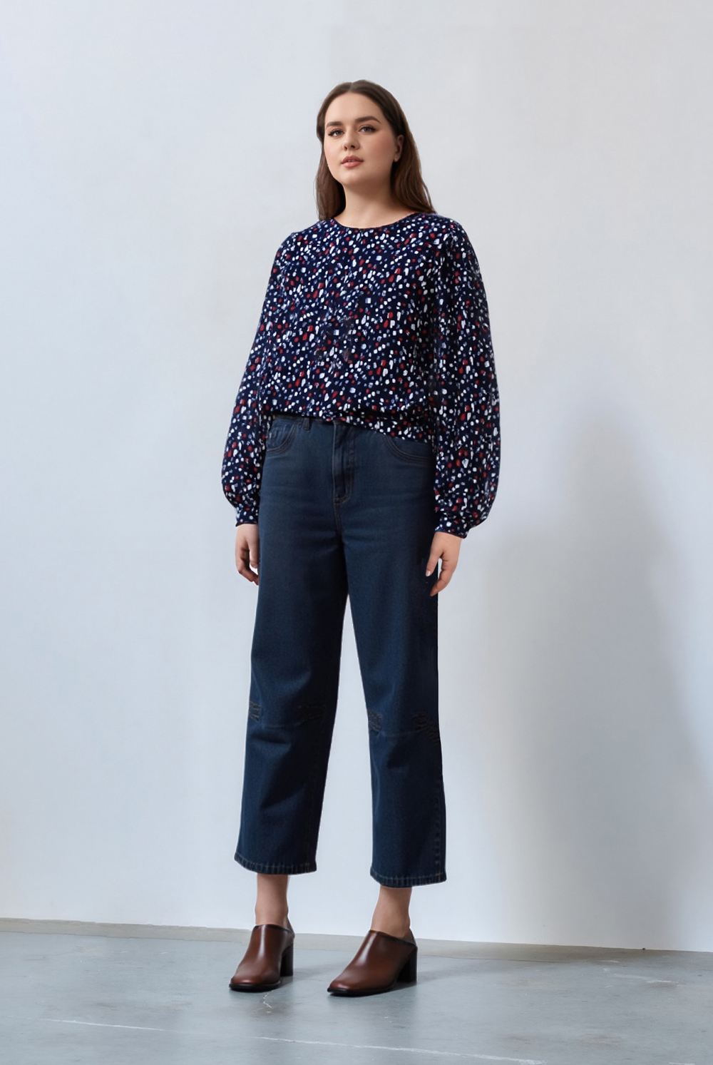 Блузка женская 3523ВЕ, ромб #284Рп093523ВЕ