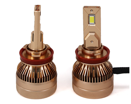 Светодиодные лампы H8/H9/H11/H16 Sariti T3 с вентилятором, 12V-24V, 50W, 6000K (комплект, 2шт)