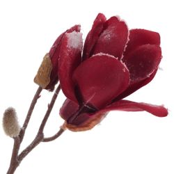 GAEM Цветок искусственный "Снежная магнолия", L28 W11 H90 см