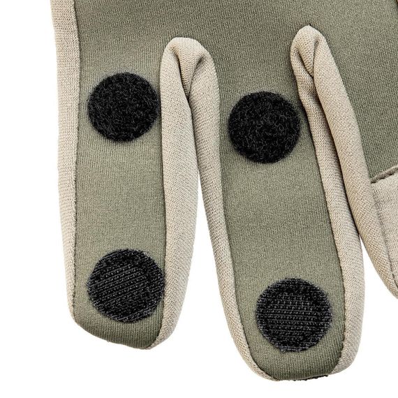 Перчатки Helios рыбацкие неопрен. на липучке Хаки р. L