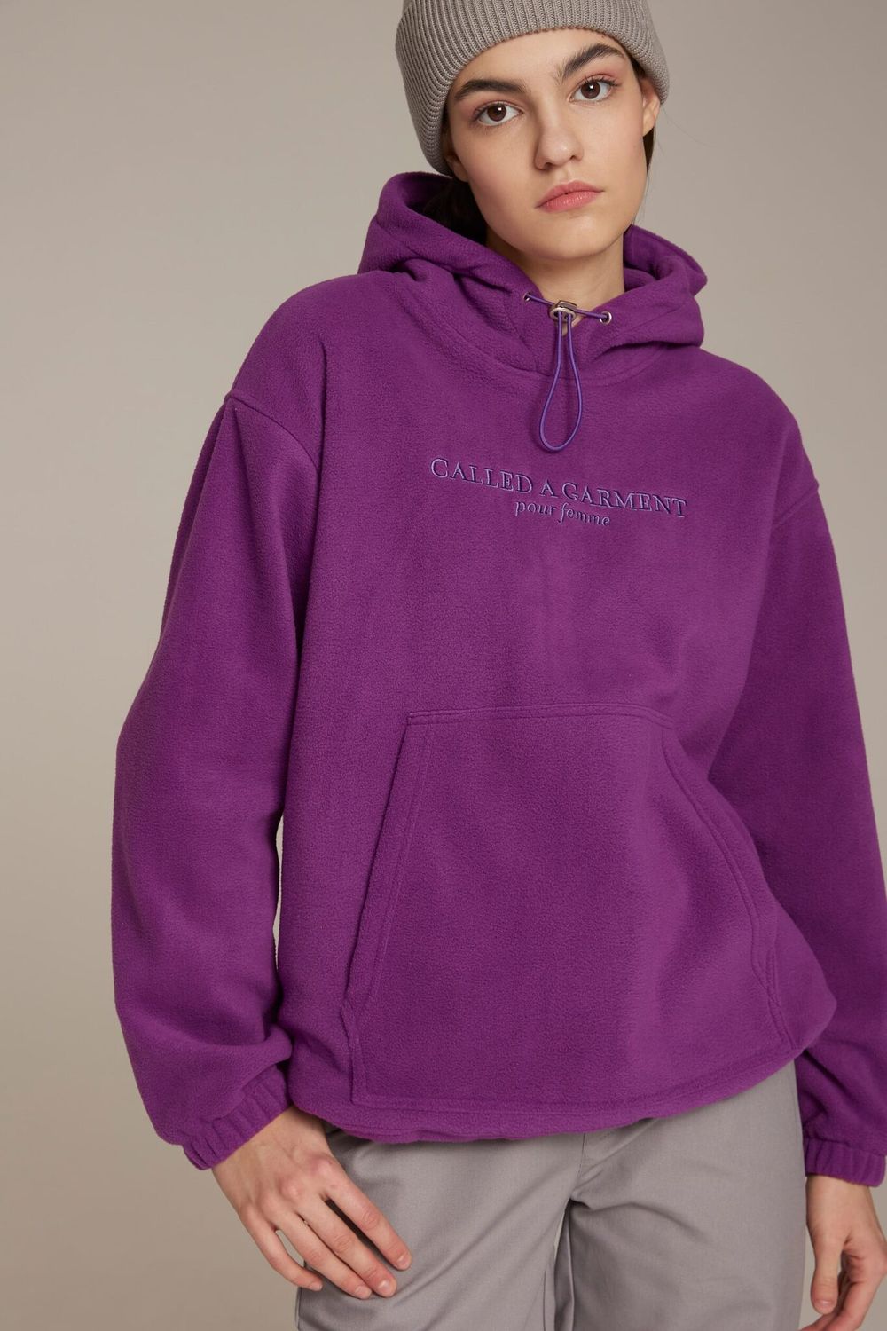 Худи Called a Garment Wrap Женский Яркий Фиолет