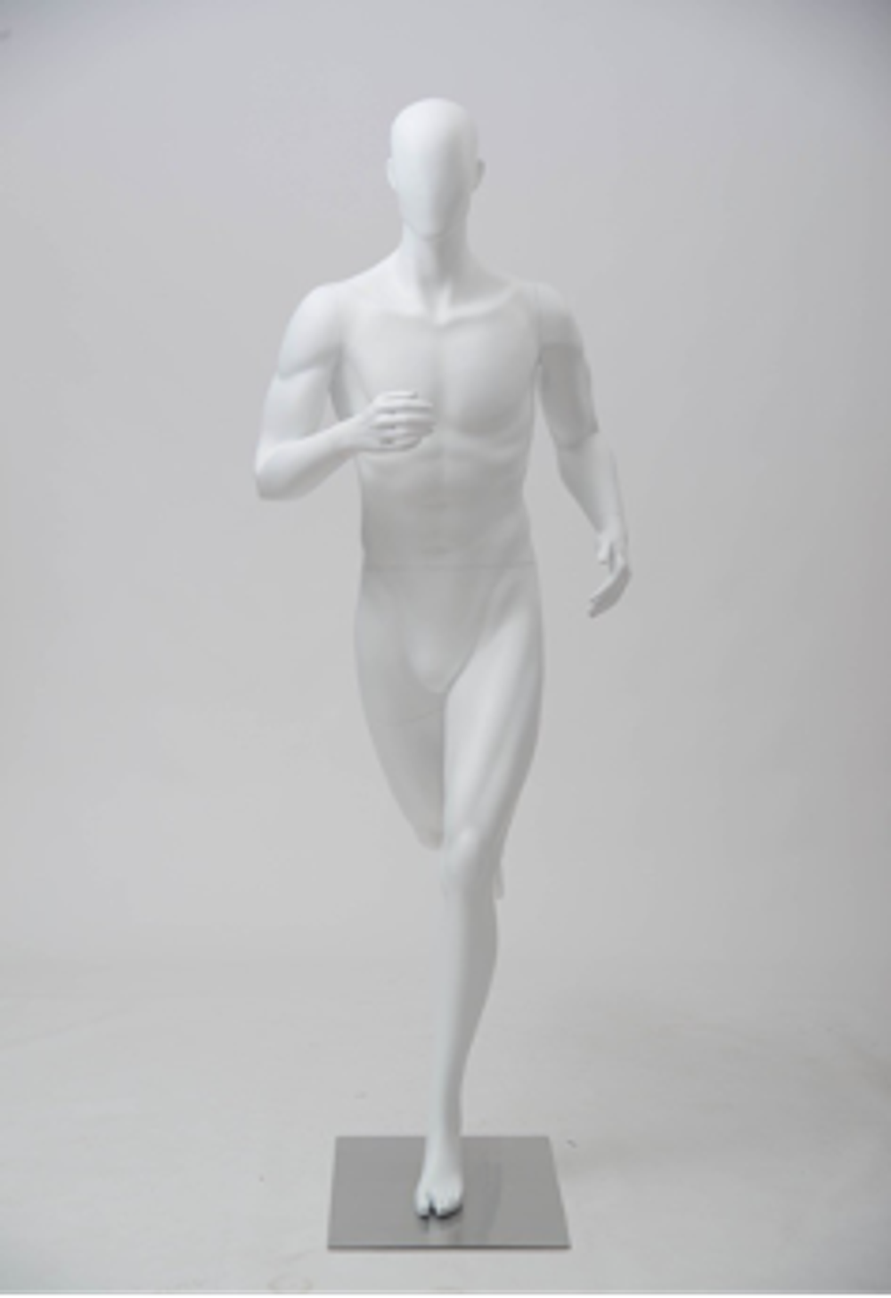 Мужской спортивный манекен YD-33/Белый матовый