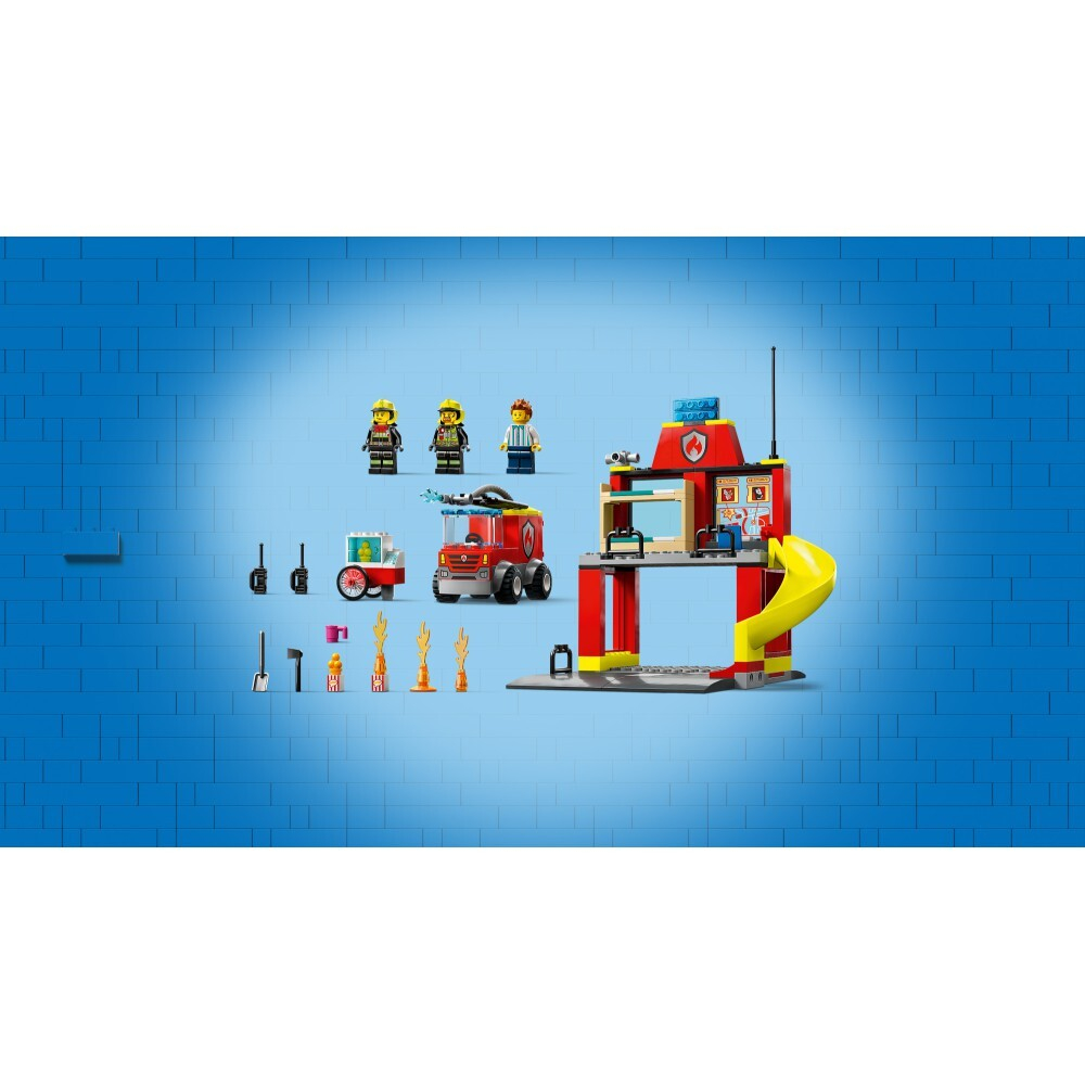 LEGO City — Пожарная часть и пожарная машина 60375 / артикул   60375  / GTIN 5702017416359