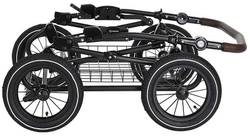 Детская коляска Roan Bass Next Classic d12 3 в 1 с автокреслом Tutis Elo Black RCL265/1 Raisin Mood